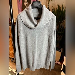 Banana Republic grey turtleneck sweater